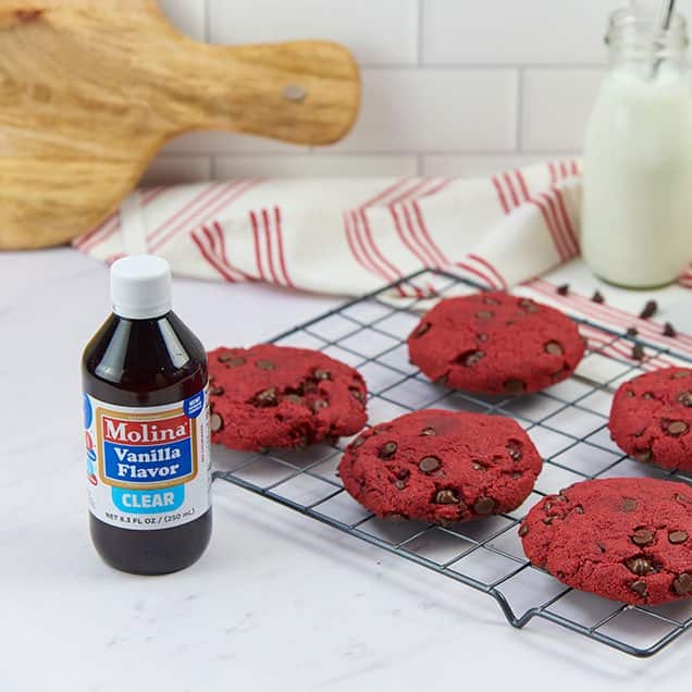 HAZELNUT CREAM. STUFFED RED VELVET COOKIES